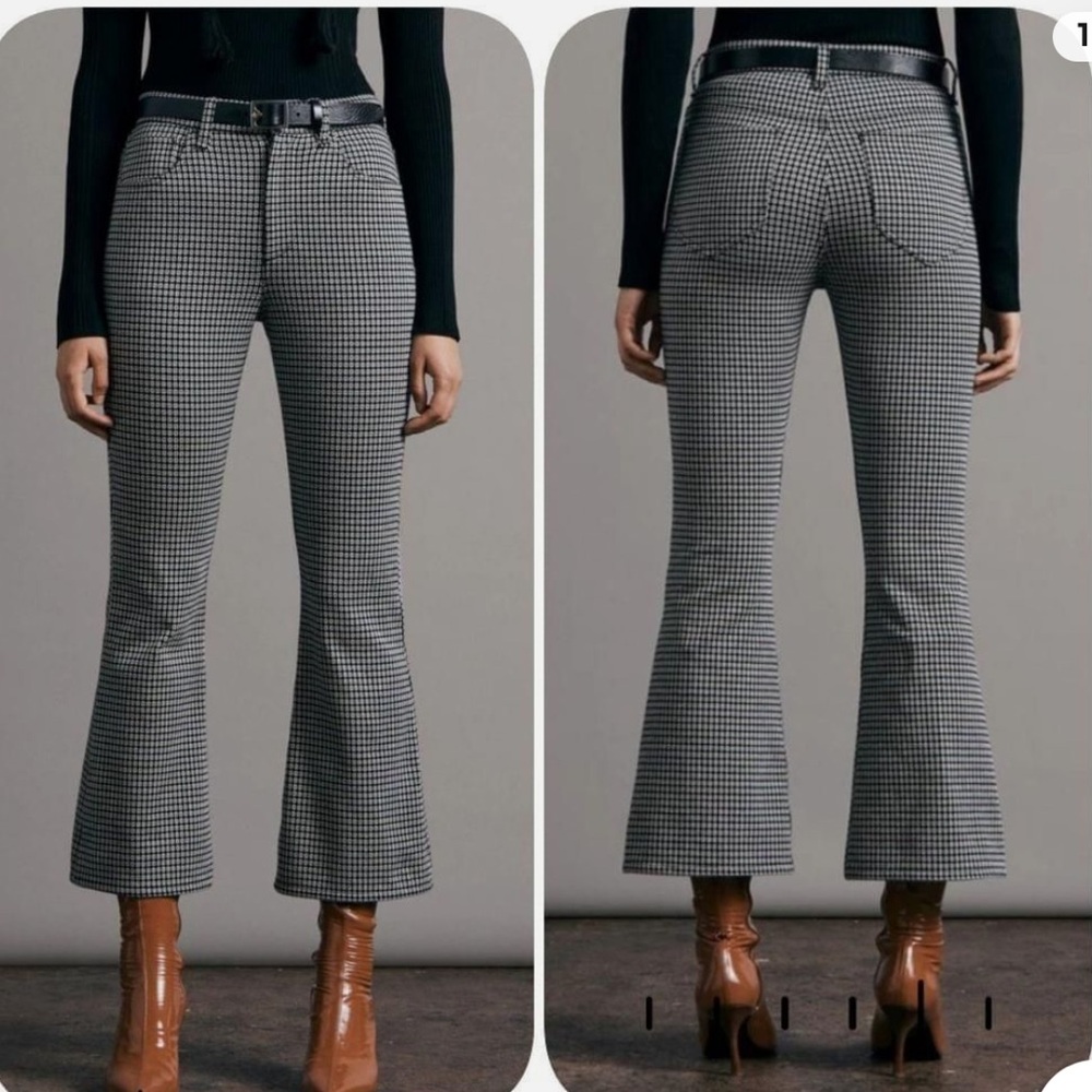rag & bone Casey Knit Jaquard Flare Slim Fit Pants